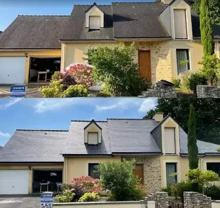 nettoyage de façade Guichen-1